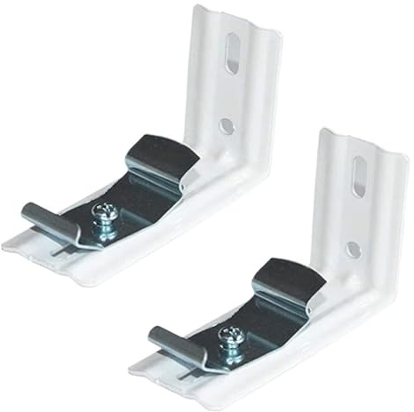 Clips de support de store Vertical, 2 pièces, en métal, for volet roulant, fixation de rideau, pinces de support de montage, accessoires de rideau