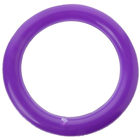TOYZFRIENDY Yogaballständer Runde Gymnastikball Halterung Aus Kunststoff Stabiler Fixierring Mit Aufblasbarer Basis Für Yoga Und Pilates