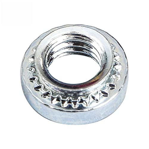 Metall-Blindnietmuttern, Einpressmuttern, Dichtungen, verzinkt, selbstklemmende Muttern M2–M10 mit 0,8–2,3 mm Plattendicke(M10-2 (5Pcs))