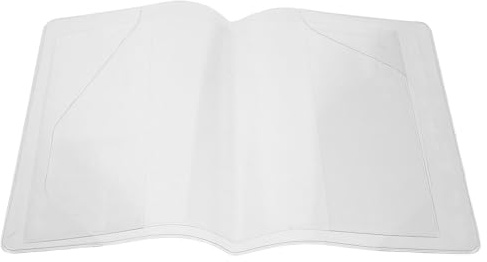 GRIRIW Funda Protectora Transparente para Cuaderno A5 Set 2 Piezas Cubierta PVC Protector Ajustable para Libretas Fundas Lavables para Estudiantes y Uso Escolar