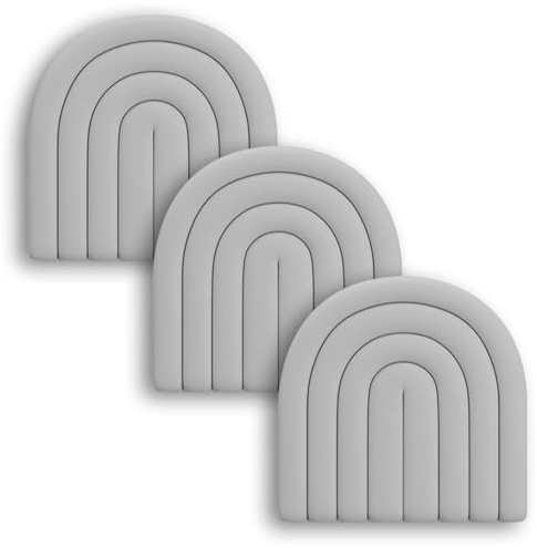 Lot de 3 panneaux muraux autocollants, autocollants muraux de 40 x 40 cm, tête de lit rembourrée, rembourrage mural 3D anti-collision pour chambre à coucher, salle de jeux (couleur : gris argenté)