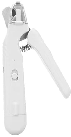SWZEC Dr.Pfoten LichtSchere Pro – Die 2-in-1 LED-Krallenschere Für Sichere Pfotenpflege Ohne Angst(Weiß)
