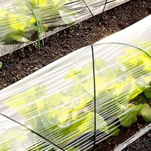 Pflanzenschutz-Set mit abnehmbaren Gewächshausreifen, entworfen für frostsicheren und insektensicheren Einsatz in Gemüsegärten und Hochbeeten (1 Stück)