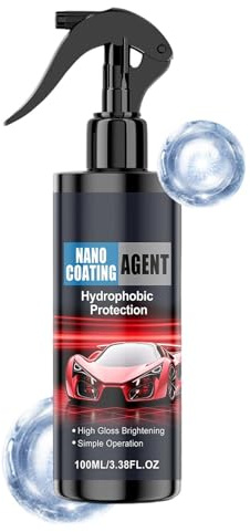 Keramisk Bilbeläggning 100 ml Reparationsspray mot | Lackreparationsmedel för Personbilar Återställande av Stenskott och Virvlar för Exteriör Detaljering Trim på SUV Husbil