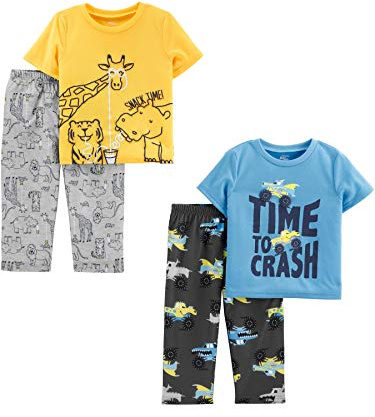 Simple Joys by Carter's Girls' 4-Piece Poly Pajamas