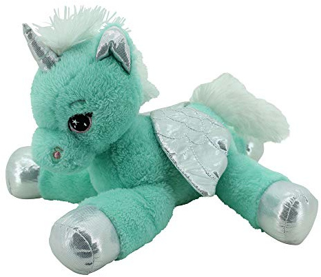 Sweety Toys 11698 Einhorn Plüschtier Kuscheltier 34 cm türkis-Mint | Plüschtier für magische Momente im Kinderzimmer.