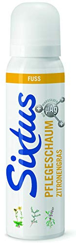 Sixtus Fuß Pflegeschaum XXL 300ml mit zartem Zitronengras-Duft, Fußschaum für die Fußpflege