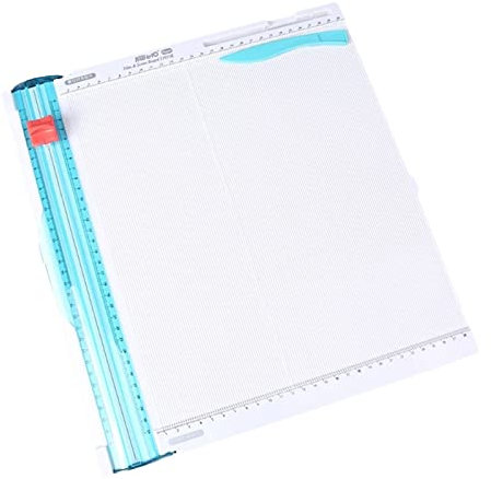 Milageto Coupe-Papier 2 en 1 Mini Coupe Scrapbooking Plaque de Pliage Outils manuels Artisanats Machine de Découpe Papier Photo Etiquettes