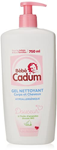 Cadum Baby Cadum Organic Sweet Mandel Oil Body and Hair Cleansing Gel för baby, 750 ml
