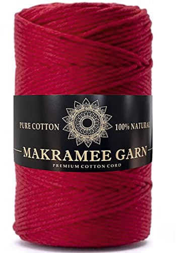Makramee Garn. Baumwollgarn. Kordel Für Handwerk. Makramee Baumwollkordel.