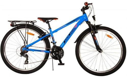 Volare Cross Kinderfahrrad - Jungen - 26 Zoll - Blau - 18 Gänge - Zweihandbremsen