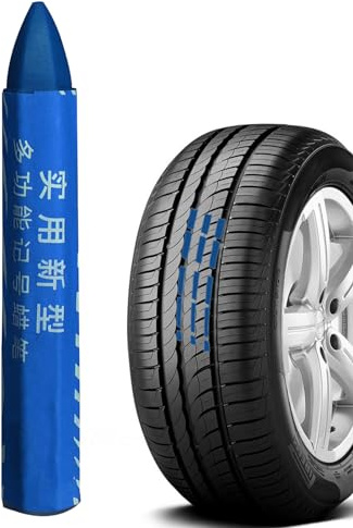 Lnhgh Pennarello a gesso per pneumatici, pennarello impermeabile, resistente all'olio, pennarello portatile per moto, veicoli elettrici, penne resistenti sbiadimento