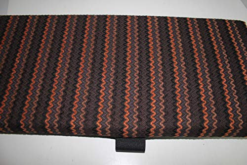 kissenfabrik-juwan Komfort Bierbankauflage Bankpolster Auflage Festzeltgarnitur 220x25x5 cm (braun mit Streifen)
