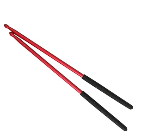 Baguettes En Aluminium 5A Avec Poignée Antidérapante, Outil De Musique Pour Tambour De Jazz Et Batterie Muette Ensemble de Baguettes de Tambour (Color : A)