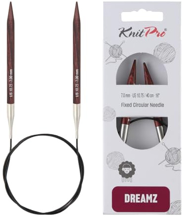 KnitPro Dreamz Fixed Circular Needles 16 (40cm) | US Size 10.75 (7mm)