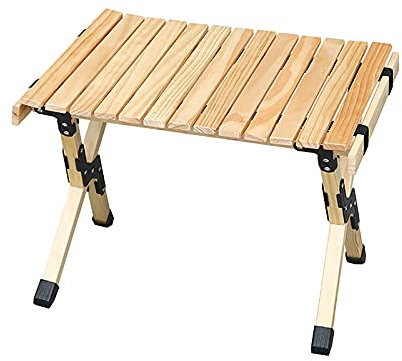 Tavolo da giardino pieghevole in legno portatile per campeggio all'aperto picnic leggero tavolo da barbecue con capacità di carico 50 kg