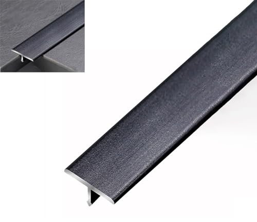 LXYDJPW Tira de umbral de Puerta, moldura en T, Tira de transición de Piso, Tira de umbral de Puerta de Metal de Madera a baldosa, Barra de moldura de Borde/Cubierta de Hueco para Puertas,