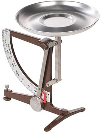 Vituord Balance De Cuisine Mécanique, Balance en Métal De 1 Kg, avec Pendule en Acier Inoxydable Et Plateau en Aluminium, Pas Besoin De Batterie, pour L'électronique, La Recherche Scientifique