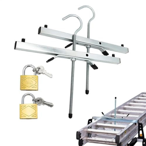 Serrature per scale da tetto - Morsetto universale per scale da tetto | Durevole impugnatura a ganascia per furgoni Supporto per scala sicuro e stabile Accessorio per scala facile da installare per un