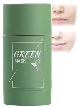 Biradu Grüntee-Tiefenreinigungsmaske, Dermaease Grüntee-Tiefenreinigungsmaskenstift, Grüntee-Maske zum Mitesserentfernen, Porenverkleinerung, Ölkontrolle für alle Hauttypen (1pcs)