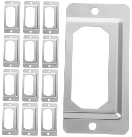 KALLORY 50 StüCk Etikettenhalter Metall Etikettenhalter Metall Label Halter Label Rahmen Edelstahl Etikettenrahmen FüR BüRo, Haus Und Bibliothek