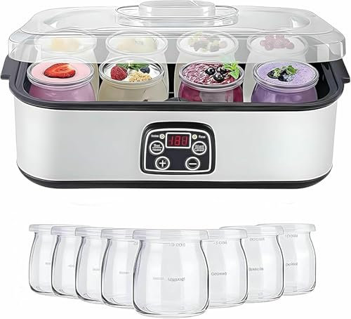 Macchina automatica per yogurt con display LCD - Macchina elettrica multifunzione per yogurt fatto in casa