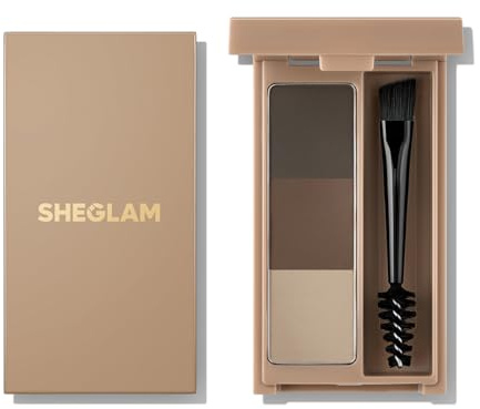 SHEGLAM Puff Brow Palette, Augenbrauen Palette-Brown