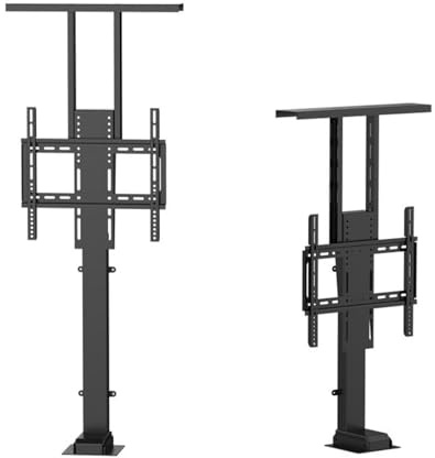 Support élévateur pour TV électrique de 42 à 70 pouces - Support réglable pour TV - Élévateur télescopique électrique - Peut être caché dans un meuble TV motorisé jusqu'à 60 kg - Voyage moins de 4
