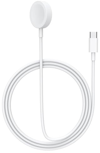 Chargeur pour Apple Watch, Certifié MFi Câble de Charge Magnétique sans Fil de 1m pour iWatch, Chargeur de Montre Portable USB C Compatible avec Apple Watch Series 11/10/9/8/7/6/5/4/3/2/1/Ultra/SE