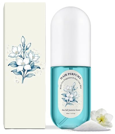 Hair & Body Perfume Mist for Women - Sea Salt Jasmine, Long-Lasting