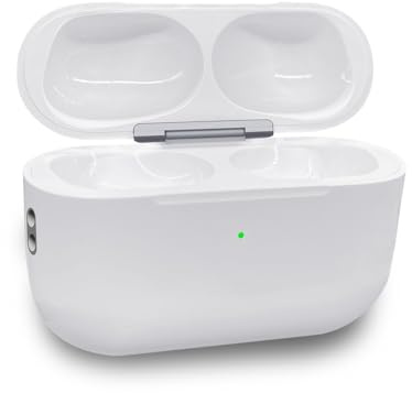 Wireless Charging Case Replacement Compatible with AirPods Pro 3 Generation, for Air Pods Pro 3 Charger Case with Bluetooth Pairing Sync Without Earphones (USB-C)