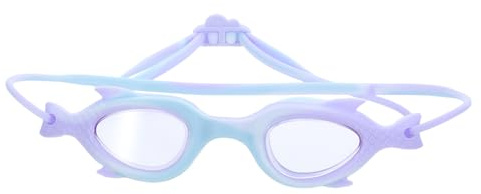 HOMOBABE Barnsimglasögon med Anti-fog Beläggning och Näsbrygga Vattentäta Simglasögon för Flickor med Karaktärsdesign Idealiska för Pool Strand och Nybörjarsimning