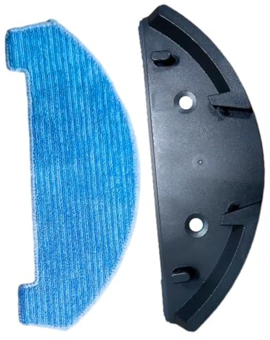 MuchLuckystar Staffa e cuscinetti per mocio per robot aspirapolvere Ilife T20s A20, telaio in plastica con cuscinetti di pulizia in microfibra, installare parti di ricambio