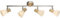 Globo Holz Decken Strahler Leuchte Wohn Zimmer Beleuchtung Glas Spot Lampe verstellbar 54352-4