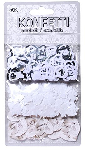 Udo Schmidt GmbH & Co Konfetti Hochzeit, 3-Fach Sortiert, 28 gr.