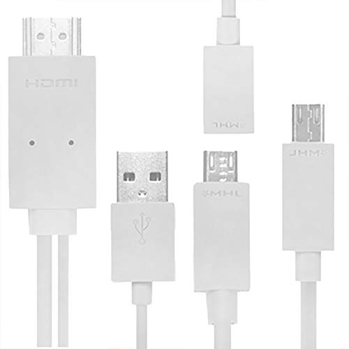 Câble MHL Adaptateur Micro-USB vers HDMI Adapter 5 Broches + Adaptateur à 11 Broches pour Les Smartphones et Les tablettes de pour Huawei, pour Sony, pour Samsung, pour ZTE avec Le Soutien de MHL