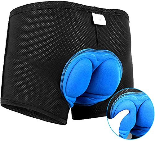 COTOP Short de Cyclisme pour Homme avec Coussinet en Gel 3D, sous-vêtement de Cyclisme VTT, Slip Respirant à séchage Rapide