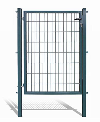 Arvotec Gartentor für Stabmattenzäune, anthrazit, BxH:1200x1600mm inkl. Pfosten - mit Befestigungsmaterial & Ersatzschlüsseln - Top Qualität zum Bestpreis!