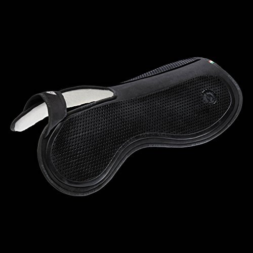 Acavallo Western Widerristfrei Gelpad Synthetic, Größe:OneSize, Farbe:schwarz