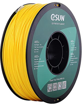 betabots - eSun ABS+ Filament, ABS Plus 3D-Drucker Filament, 1,75mm / 1kg - Gelb (yellow)