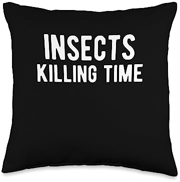 Exterminator Design Pest Fighter Insects Killing Time Exterminator Throw Pillow, 16x16, Multicolor