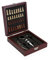 Versa Set di Accessori per Vino Scacchi Vetro ABS Legno MDF 16,8 x 5,1 x 14,78 cm