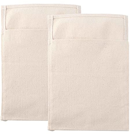 Bruafsir Ice Bag,Bartender Kit Ice Crusher,Canvas Bag Set for Ice Crushing, Bar Tools Accessory for Home Bartenders 2Pcs