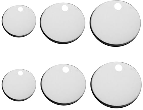 RecDec 6 Pack Stainless Steel Cover Top Dust Cap for Toilet Seat Bolts and Screws Quick Release Top Hinge Fixings Bidet Replacement Parts 45mm 55mm 60mm 3 Sizes
