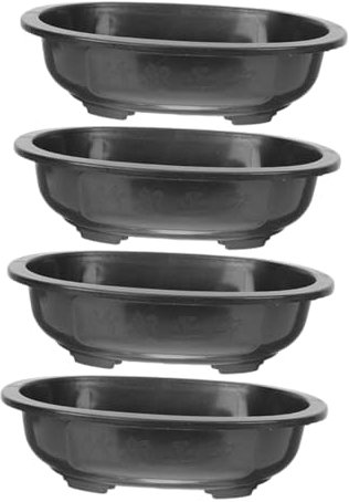 FUNOMOCYA Rechteckige Pflanztopf Für Draußen Bonsai-pflanzgefäß Kunststoff Pflanzschale Blumentopf Für Garten Und Balkon Platzsparendes Pflanztopf