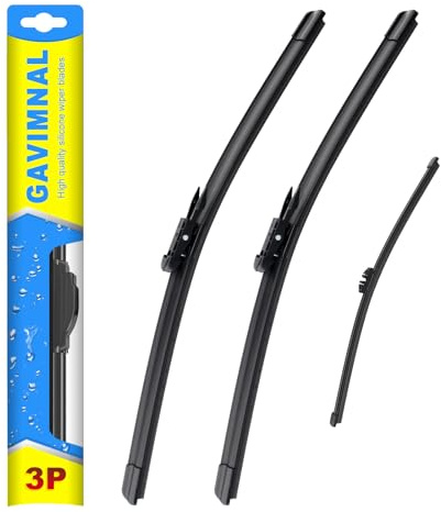Gavimnal® 24+20+11 Silicone Wiper Blades Replacement For Ford Escape 2020-2023,All-Season Front Rear Windshield Wiper Blades(Set of 3)