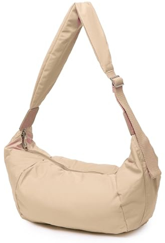 EnhbZoilism Borsa unisex in nylon da donna, borsa a tracolla da donna, borsa a tracolla leggera e impermeabile