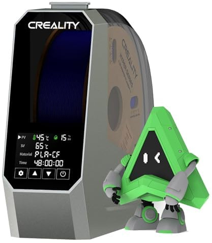 Creality Offizieller Space PI Filament Trockner, 3D-Drucker Dryer Box mit 360° Heizung, Upgraded Filament Dehydrator für PLA ABS PETG TPU 1.75/2.85mm