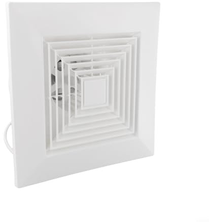 Energy Efficient Integrated Ceiling Exhaust Fan Quiet Operation for Kitchens and Bathrooms with Easy Installation (24 * 24cm)