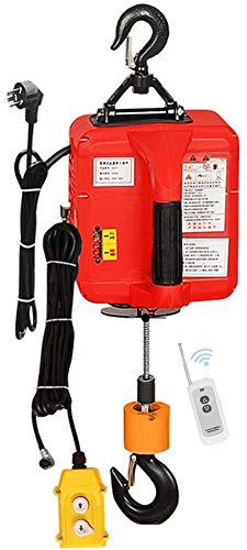 CCKUYT Mini palan électrique 3 en 1, 200/300/500 kg, Petit palan Domestique, 1 500 W, télécommande sans Fil, Moteur de Traction, treuil Portable, Wi
